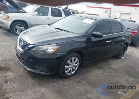 2016 Nissan Sentra S z USA, uszkodzony, nr VIN 3N1AB7AP0GY266639